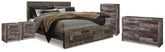 Diamond Furniture - Ashley Furniture - Derekson King Storage Bed, Dresser, Chest and 2 Nightstands - King Storage Bed, Dresser, Chest and 2 Nightstands - B200B80
