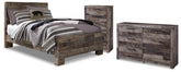 Diamond Furniture - Ashley Furniture - Derekson Full Panel Bed, Dresser and Chest - Full Panel Bed, Dresser and Chest - B200B77