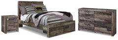 Diamond Furniture - Ashley Furniture - Derekson Full Storage Bed, Dresser and Nightstand - Full Storage Bed, Dresser and Nightstand - B200B85