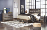 Diamond Furniture - Ashley Furniture - Drystan King Panel Bed, Dresser, Mirror, and Nightstand - King Panel Bed, Dresser, Mirror, and Nightstand - B211B59