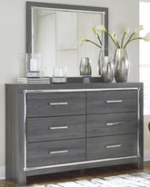 Diamond Furniture - Ashley Furniture - Lodanna Dresser and Mirror - Dresser and Mirror - B214B1