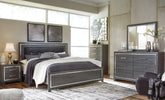 Diamond Furniture - Ashley Furniture - Lodanna King Panel Bed, Dresser, Mirror, Chest and 2 Nightstands - King Panel Bed, Dresser, Mirror, Chest and 2 Nightstands - B214B45