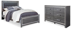 Diamond Furniture - Ashley Furniture - Lodanna Queen Panel Bed and Dresser - Queen Panel Bed and Dresser - B214B38