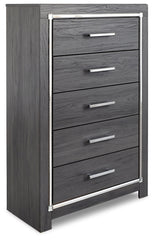 Lodanna Full Panel Bed, Dresser, Mirror, Chest and Nightstand