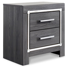 Lodanna Queen Upholstered Panel Bed, Dresser, Mirror and Nightstand