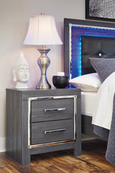 Diamond Furniture - Ashley Furniture - Lodanna Nightstand - Two Drawer Night Stand - B214-92