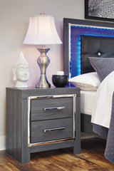 Diamond Furniture - Ashley Furniture - Lodanna Nightstand - Two Drawer Night Stand - B214-92