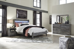 Diamond Furniture - Ashley Furniture - Baystorm Queen Panel Bed, Dresser, Mirror and Nightstand - Queen Panel Bed, Dresser, Mirror and Nightstand - B221B17