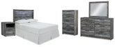 Diamond Furniture - Ashley Furniture - Baystorm Full Panel Headboard Bed. Dresser, Mirror, Chest and Nightstand - Full Panel Headboard Bed. Dresser, Mirror, Chest and Nightstand - B221B73
