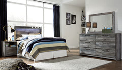 Diamond Furniture - Ashley Furniture - Baystorm Full Panel Bed Headboard, Dresser, Mirror and Nightstand - Full Panel Bed Headboard, Dresser, Mirror and Nightstand - B221B39