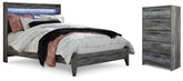 Diamond Furniture - Ashley Furniture - Baystorm Queen Panel Bed and Chest - Queen Panel Bed and Chest - B221B99