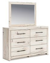 Diamond Furniture - Ashley Furniture - Lawroy Dresser and Mirror - Dresser and Mirror - B2310B1