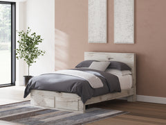 Diamond Furniture - Ashley Furniture - Lawroy Queen Panel Storage Bed - Queen Panel Storage Bed - B2310B4