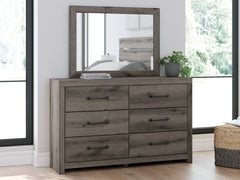 Diamond Furniture - Ashley Furniture - Graystorm Dresser and Mirror - Dresser and Mirror - PCB2405B1
