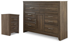 Diamond Furniture - Ashley Furniture - Juararo Dresser and Nightstand - Dresser and Nightstand - B251B55