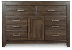 Juararo King Poster Bed, Dresser and Chest