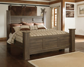 Diamond Furniture - Ashley Furniture - Juararo California King Poster Bed - California King Poster Bed - B251B12