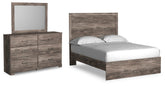 Diamond Furniture - Ashley Furniture - Ralinksi Full Panel Bed, Dresser and Mirror - Full Panel Bed, Dresser and Mirror - B2587B5
