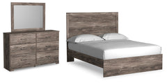 Diamond Furniture - Ashley Furniture - Ralinksi Queen Panel Bed, Dresser and Mirror - Queen Panel Bed, Dresser and Mirror - B2587B6