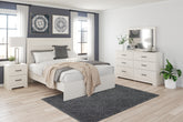 Diamond Furniture - Ashley Furniture - Stelsie Queen Panel Bed with Dresser, Mirror and Nightstand - Queen Panel Bed with Dresser, Mirror and Nightstand - B2588B7