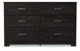 Diamond Furniture - Ashley Furniture - Belachime Dresser - Six Drawer Dresser - B2589-31