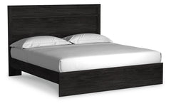 Belachime King Panel Bed and Nightstand