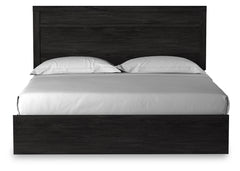 Belachime King Panel Bed and Nightstand
