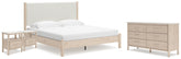 Diamond Furniture - Ashley Furniture - Cadmori King Panel Bed, Dresser and 2 Nightstands - King Panel Bed, Dresser and 2 Nightstands - B2615B24