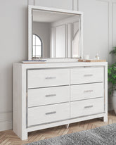 Diamond Furniture - Ashley Furniture - Altyra Dresser and Mirror - Dresser and Mirror - B2640B1