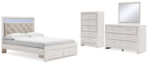 Diamond Furniture - Ashley Furniture - Altyra Queen Panel Storage Bed, Dresser, Mirror and Chest - Queen Panel Storage Bed, Dresser, Mirror and Chest - B2640B52