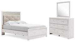 Diamond Furniture - Ashley Furniture - Altyra Full Panel Bed, Dresser and Mirror - Full Panel Bed, Dresser and Mirror - B2640B9