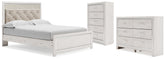 Diamond Furniture - Ashley Furniture - Altyra Queen Panel Bed, Dresser and Chest - Queen Panel Bed, Dresser and Chest - B2640B73