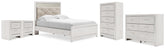 Diamond Furniture - Ashley Furniture - Altyra Full Panel Bed, Dresser, Chest and 2 Nightstands - Full Panel Bed, Dresser, Chest and 2 Nightstands - B2640B81