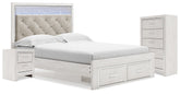 Diamond Furniture - Ashley Furniture - Altyra Queen Storage Bed, Chest and Nightstand - Queen Storage Bed, Chest and Nightstand - B2640B65