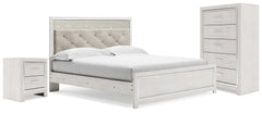 Diamond Furniture - Ashley Furniture - Altyra King Panel Bed, Chest and 2 Nightstands - King Panel Bed, Chest and 2 Nightstands - B2640B61