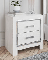 Diamond Furniture - Ashley Furniture - Altyra Nightstand - Two Drawer Night Stand - B2640-92