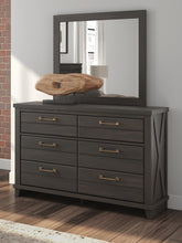 Diamond Furniture - Ashley Furniture - Vonitta Bay Dresser and Mirror - Dresser and Mirror - PCB2648B1