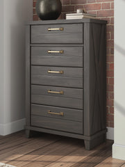 Diamond Furniture - Ashley Furniture - Vonitta Bay Chest of Drawers - Five Drawer Chest - PCB2648-46