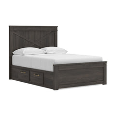Vonitta Bay Full Panel Bed with Storage