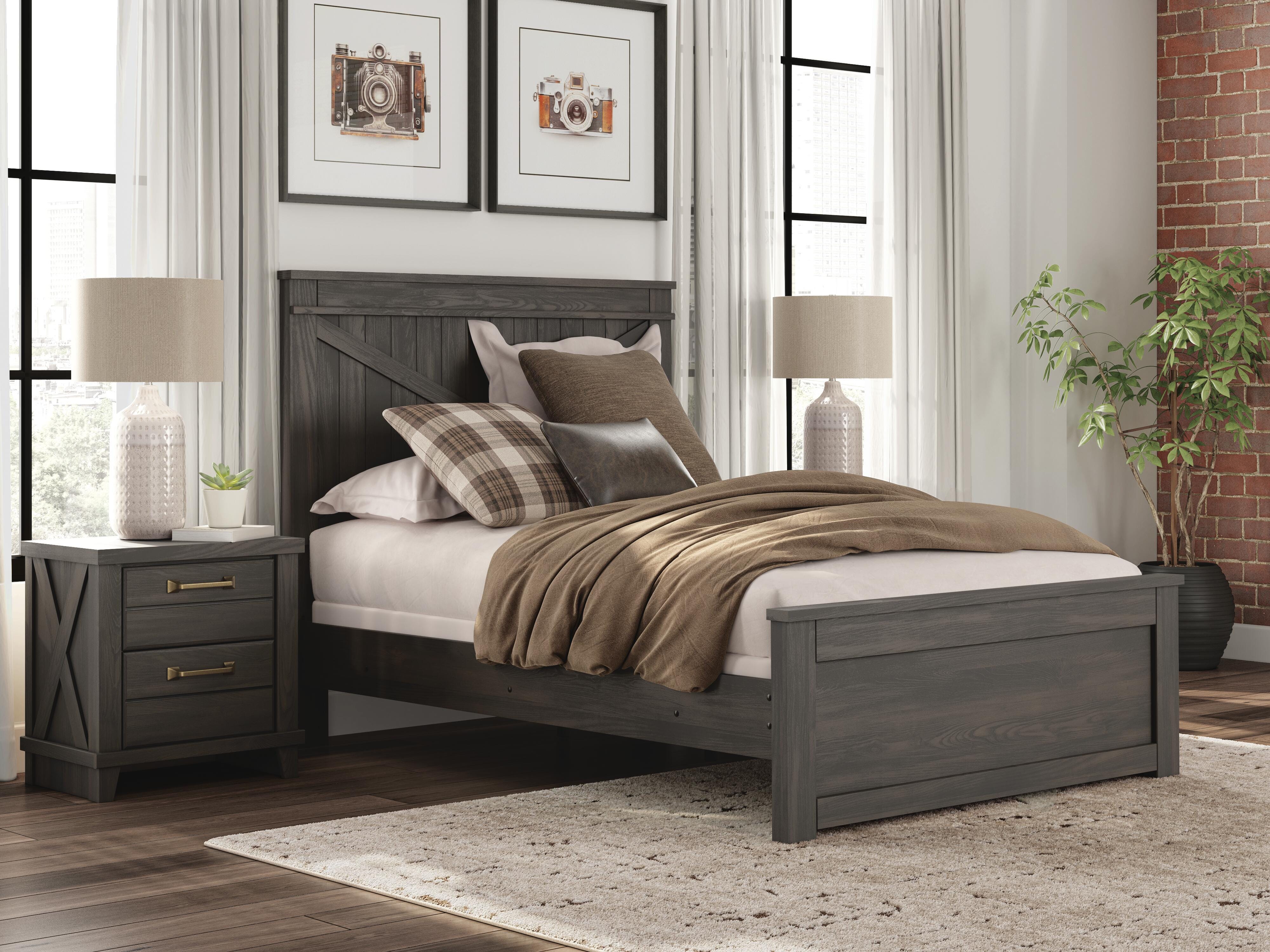 Diamond Furniture - Ashley Furniture - Vonitta Bay Full Panel Bed - Full Panel Bed - PCB2648B3