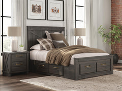 Diamond Furniture - Ashley Furniture - Vonitta Bay Full Panel Storage Bed - Full Panel Storage Bed - PCB2648B21