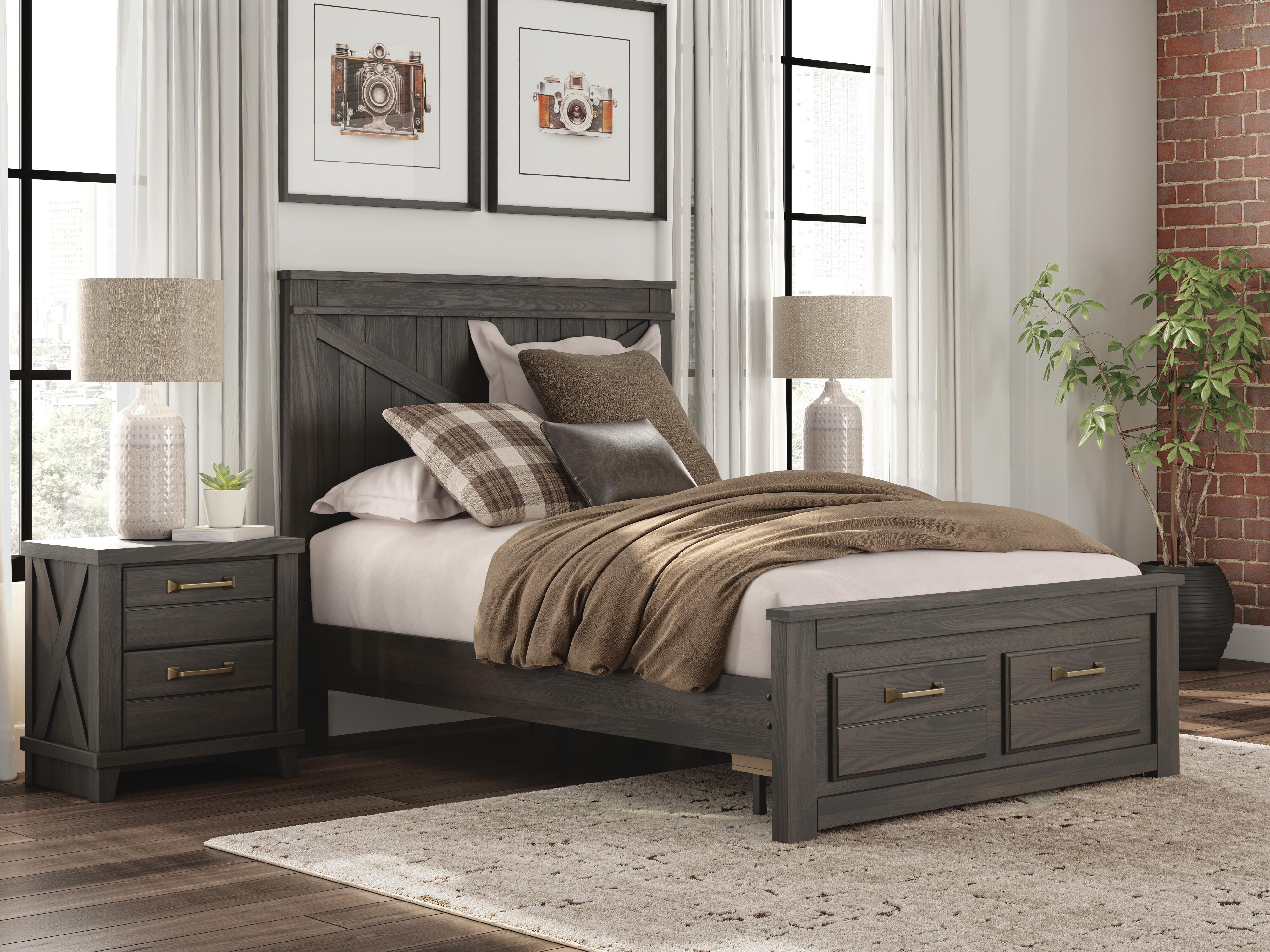 Diamond Furniture - Ashley Furniture - Vonitta Bay Full Panel Platform Storage Bed - Full Panel Platform Storage Bed - PCB2648B9