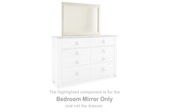 Diamond Furniture - Ashley Furniture - Willowton Bedroom Mirror - Bedroom Mirror - B267-36