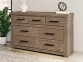 Diamond Furniture - Ashley Furniture - Oliandon Dresser - Seven Drawer Dresser - PCB2844-31