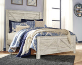Diamond Furniture - Ashley Furniture - Bellaby Queen Crossbuck Panel Bed - Queen Crossbuck Panel Bed - B331B6