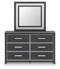 Zuraleus King Panel Bed, Dresser, Mirror and Nightstand