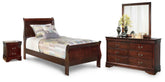 Diamond Furniture - Ashley Furniture - Alisdair Twin Sleigh Bed, Dresser, Mirror and Nightstand - Twin Sleigh Bed, Dresser, Mirror and Nightstand - B376B39