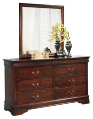 Alisdair Full Sleigh Bed, Dresser, Mirror, Chest and 2 Nightstands