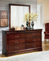 Diamond Furniture - Ashley Furniture - Alisdair Dresser and Mirror - Dresser and Mirror - B376B1