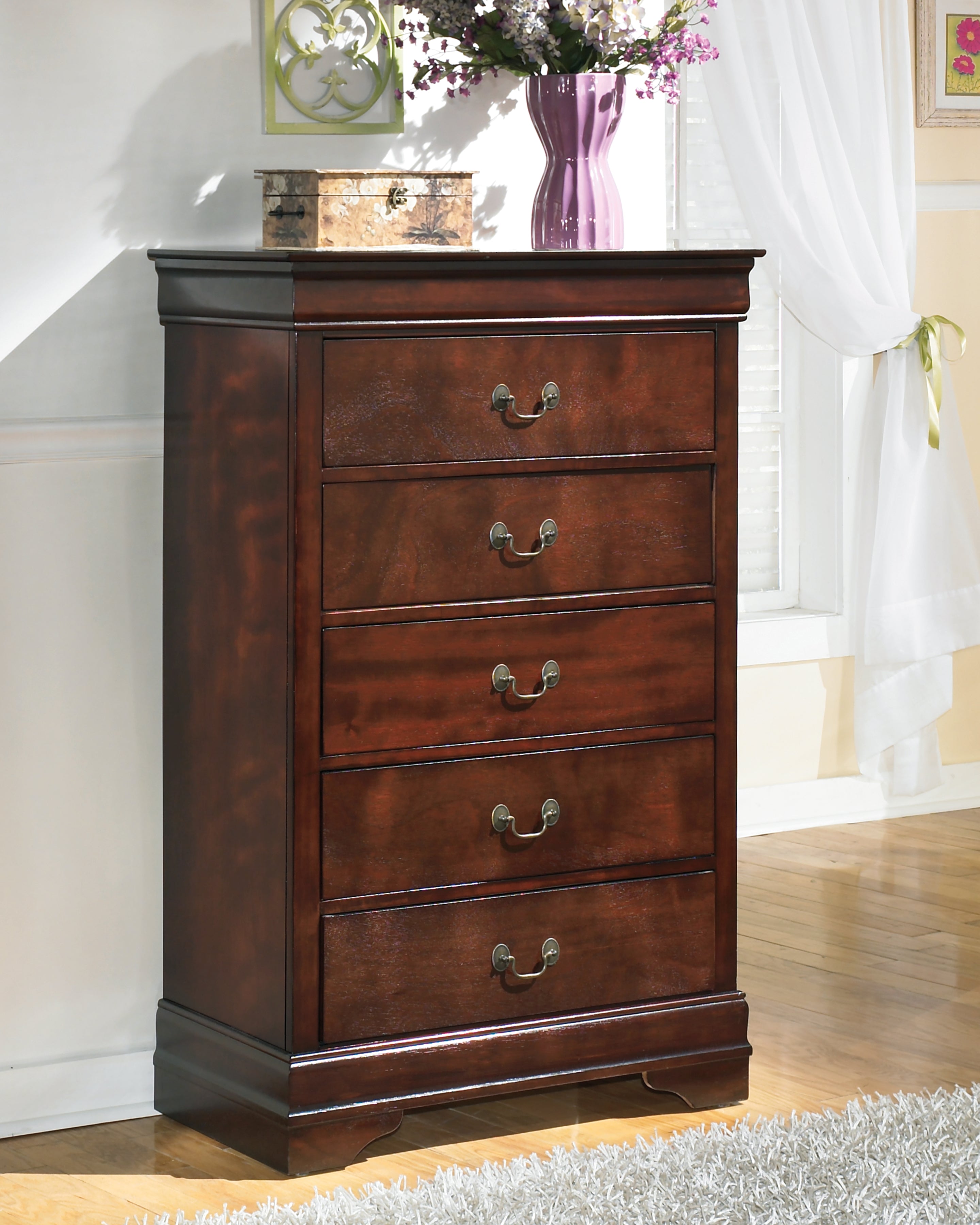 Diamond Furniture - Ashley Furniture - Alisdair Chest of Drawers - Chest - B376-46